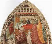 UCCELLO, Paolo Birth of the Virgin painting